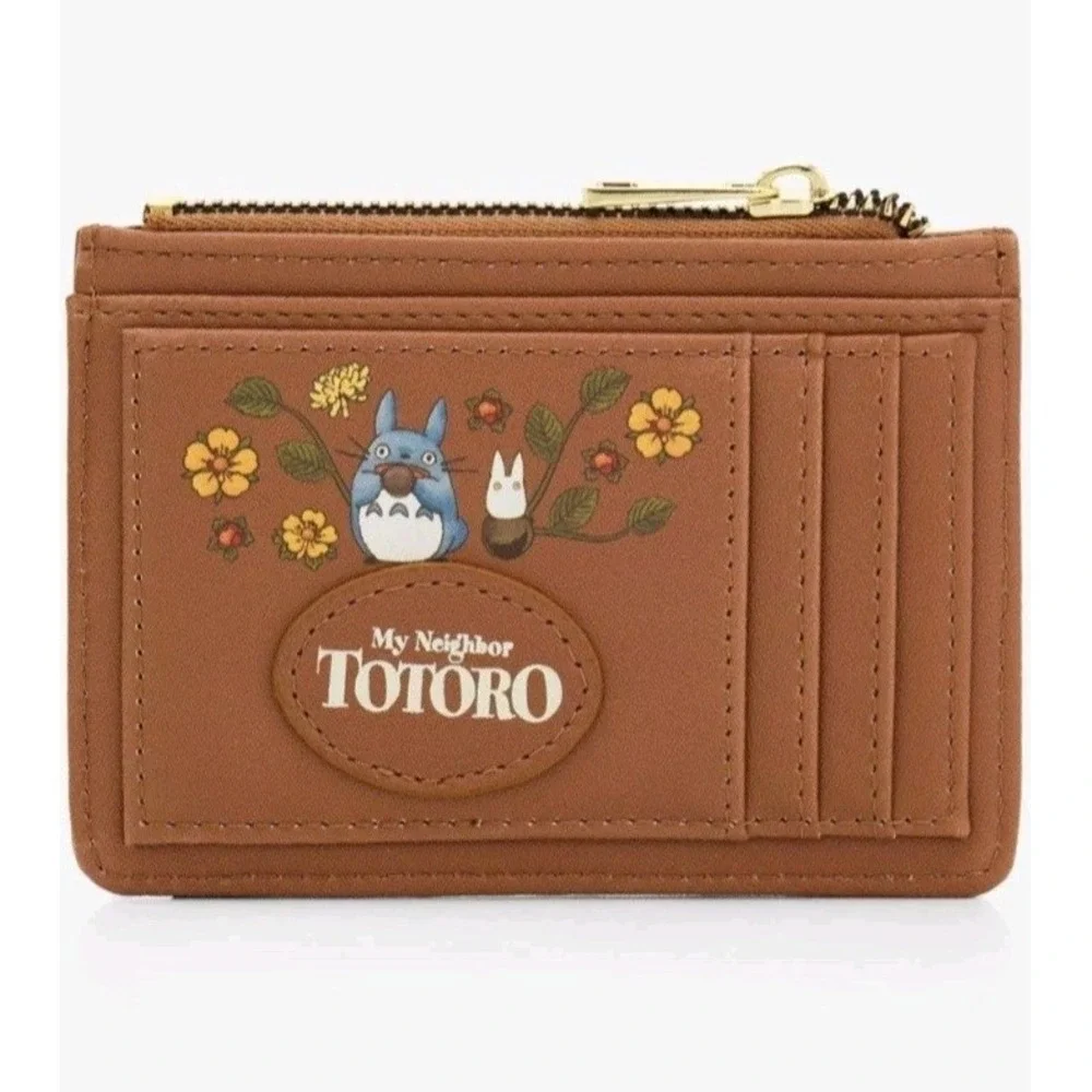 NWT Studio Ghibli®‎ My Neighbor Totoro Floral Mini Zipper Wallet
